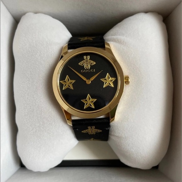 Gucci Other - NWT black Gucci bee watch